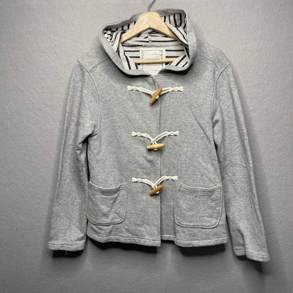 Cinema Club Gray Toggle Hoodie Jacket Medium